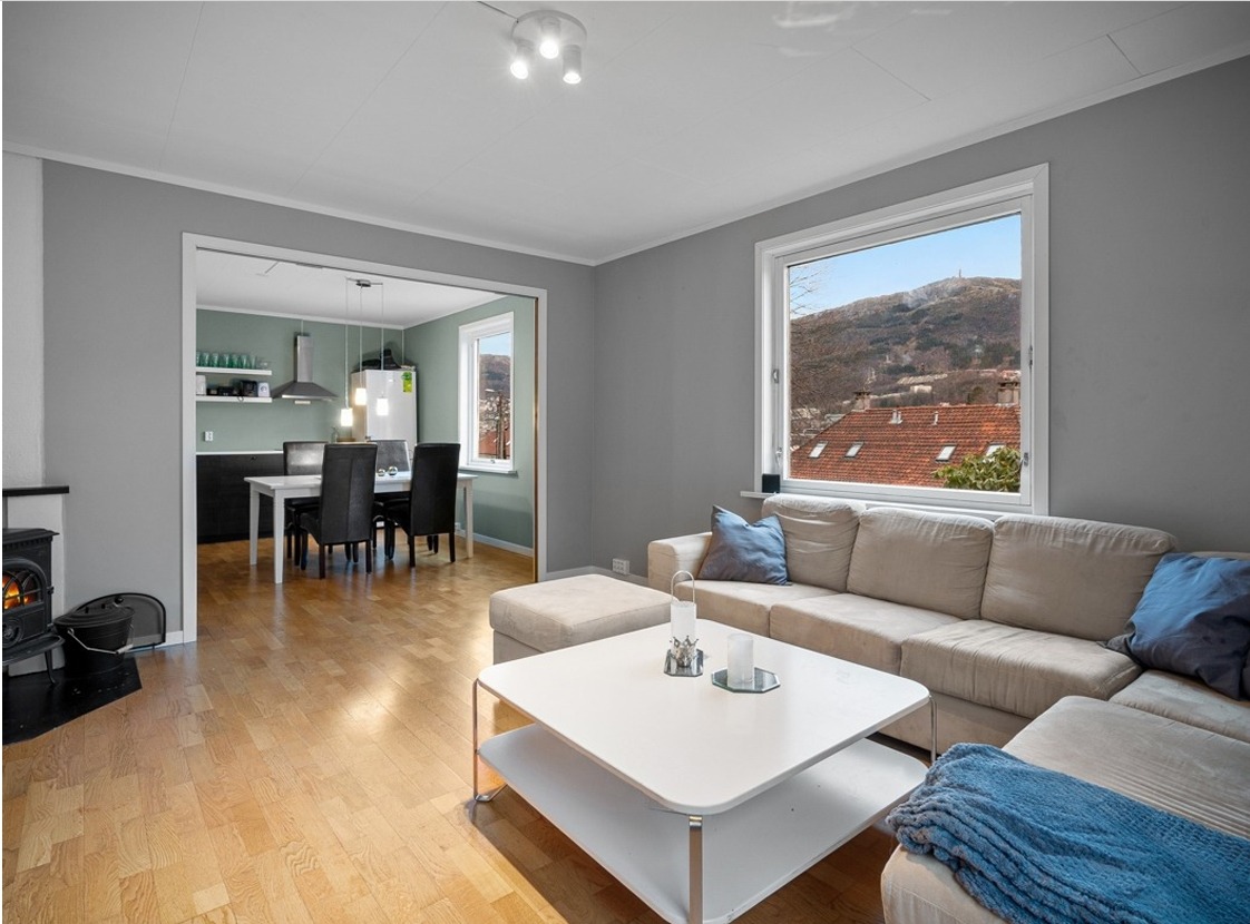 Åpen stue/kjøkken løsning